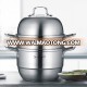 Thick Sandwich bottom 3 layers multifunctional stainless steel food steamers pots