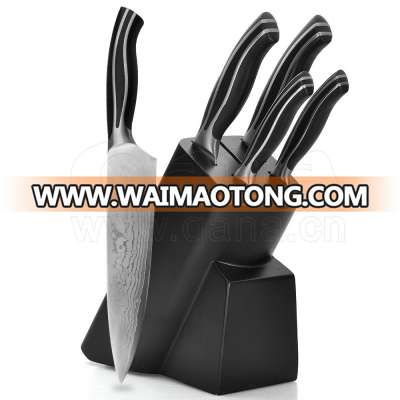 6pcs Damascus kitchen Knife Set Stainless steel kitchen chef knife set