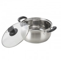 High Quality Stainless Steel 304 Casserole Kitchenware Cooking Pot With Lid