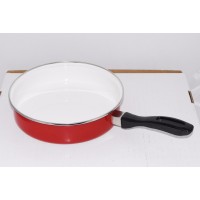 high quality mirro face frying pan, ceramic coating frypan, steel frypan