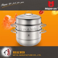 Kitchenware cooking pot stainless steel steamer three layer steam pot kitchen ware boiling pot