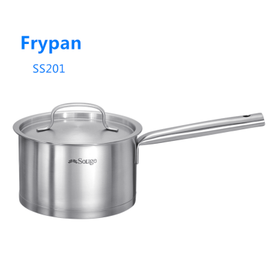 Kitchen Stainless steel SS201 Thickness 0.6mm non stick Frypan